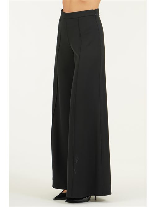 Pantalone palazzo in cady Simona Corsellini | A26CPPA00901NERO